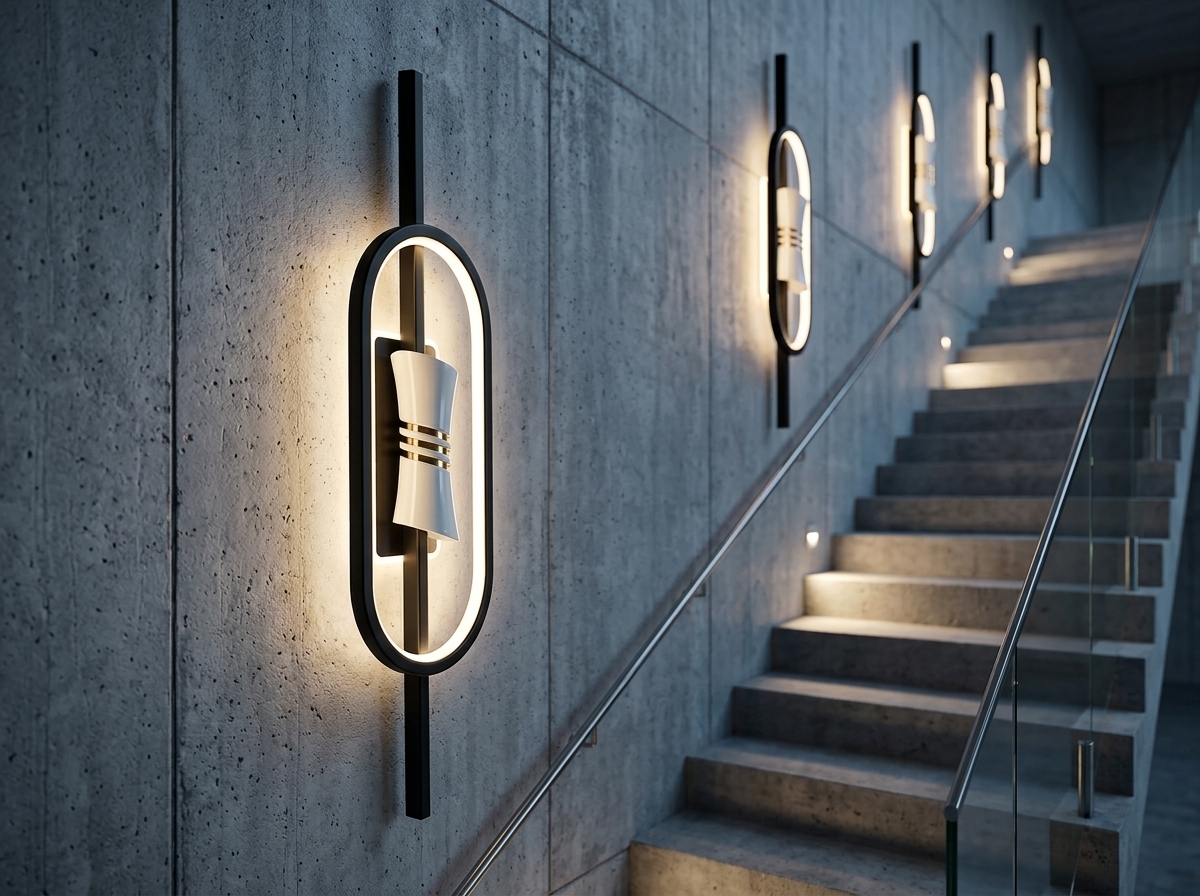 Nocturne Oval Halo Wall Light Detail 1