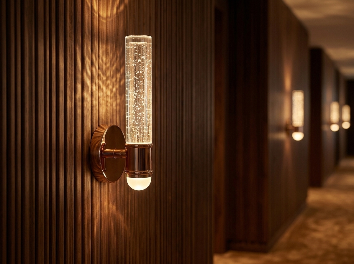 Aurelia Bubble Crystal Wall Light Detail 1