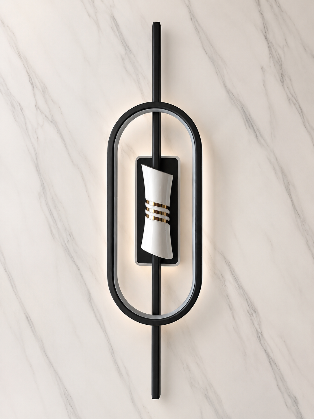 Nocturne Oval Halo Wall Light Detail 6